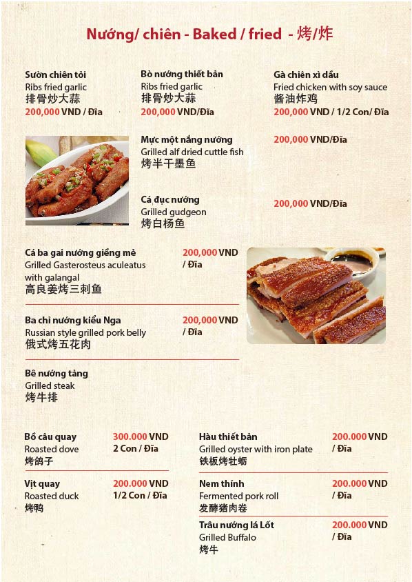 Menu Nhà Hàng Long Phụng Bay-1