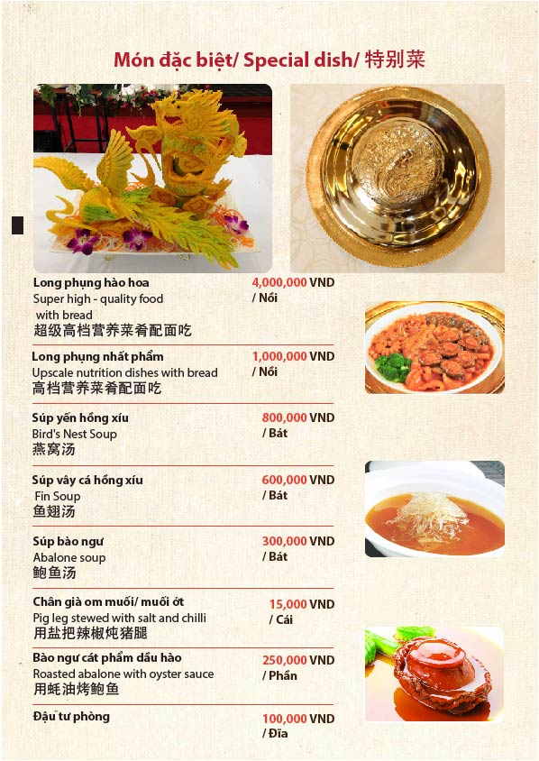 Menu Nhà Hàng Long Phụng Bay-7